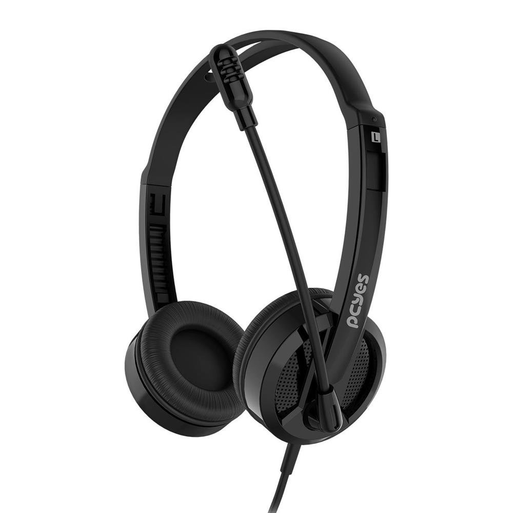 Fone De Ouvido Headset Office Hb300 Driver 30mm C/ Cabo P2/p3 3.5mm - Phb300