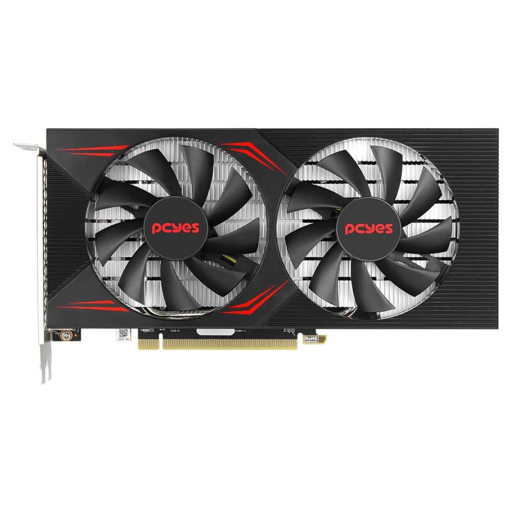 Placa De Video Amd Radeon Rx 6600 8gb Gddr6 128 Bits Dual-fan Graffiti Series - Pjrx6600gr68gbgs