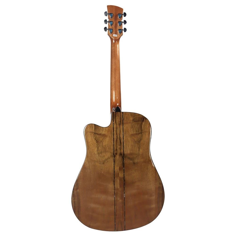 Violão Elétrico Vesúvio 41" - Tampo E Corpo Em Dao - Acabamento Gloss Hq - Eq 4 Bandas - Tvv1954