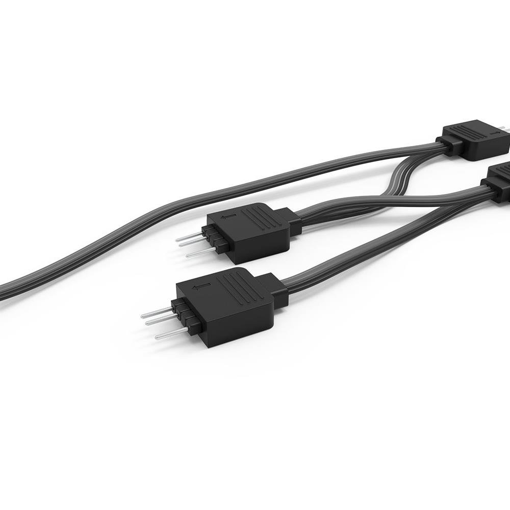 Cabo Adaptador Splitter Para Fans Argb 1 Entrada 4 Saidas Pcyes - Sptargb4pcy