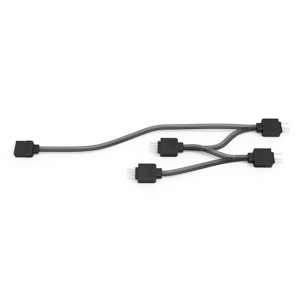 Cabo Adaptador Splitter Para Fans Argb 1 Entrada 4 Saidas Pcyes - Sptargb4pcy