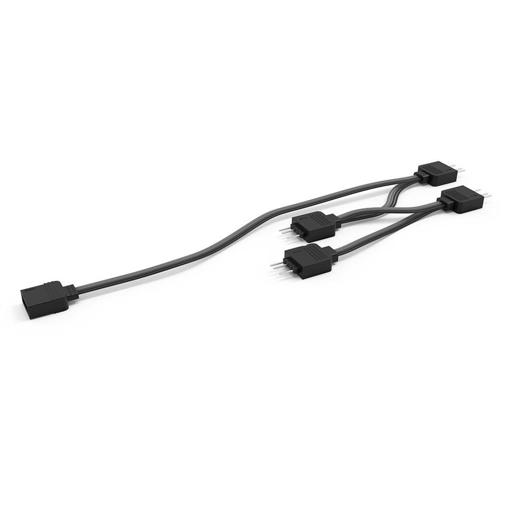 Cabo Adaptador Splitter Para Fans Argb 1 Entrada 4 Saidas Pcyes - Sptargb4pcy