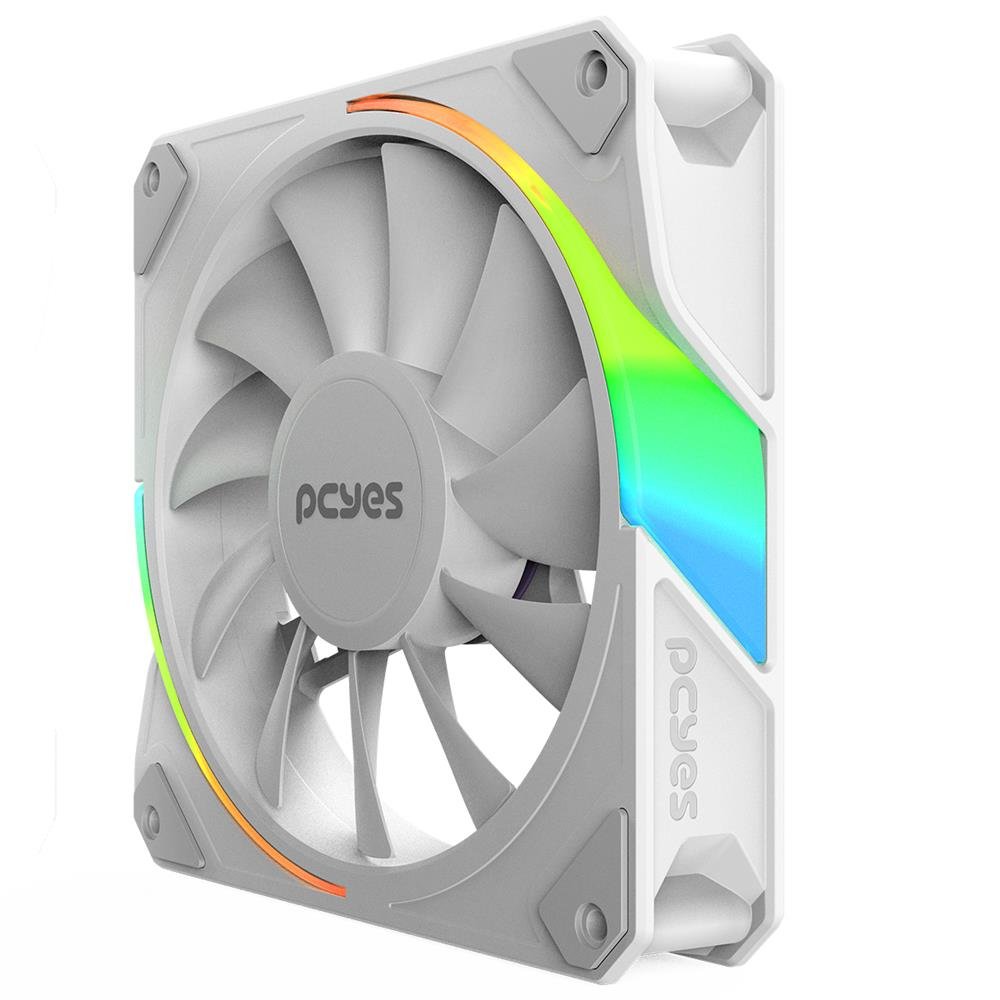 Kit Cooler Fan Para Gabinete 3un Sangue Frio 3 Argb White Ghost 120mm Pcyes - K3argbsf3wgbr