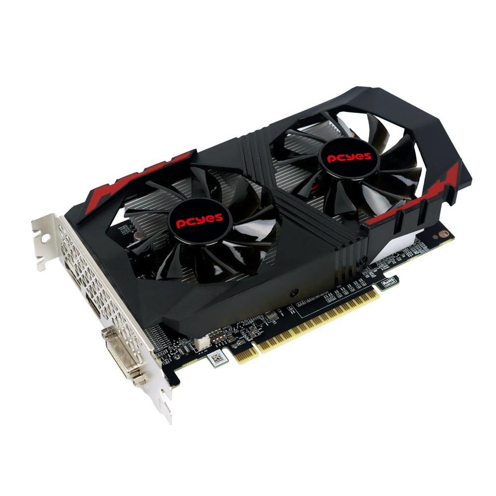 Placa De Video Nvidia Geforce Gtx 1050 Ti 4gb Gddr5 128 Bits Dual-fan Graffiti Series - Pvgtx1050ti4gbr5128