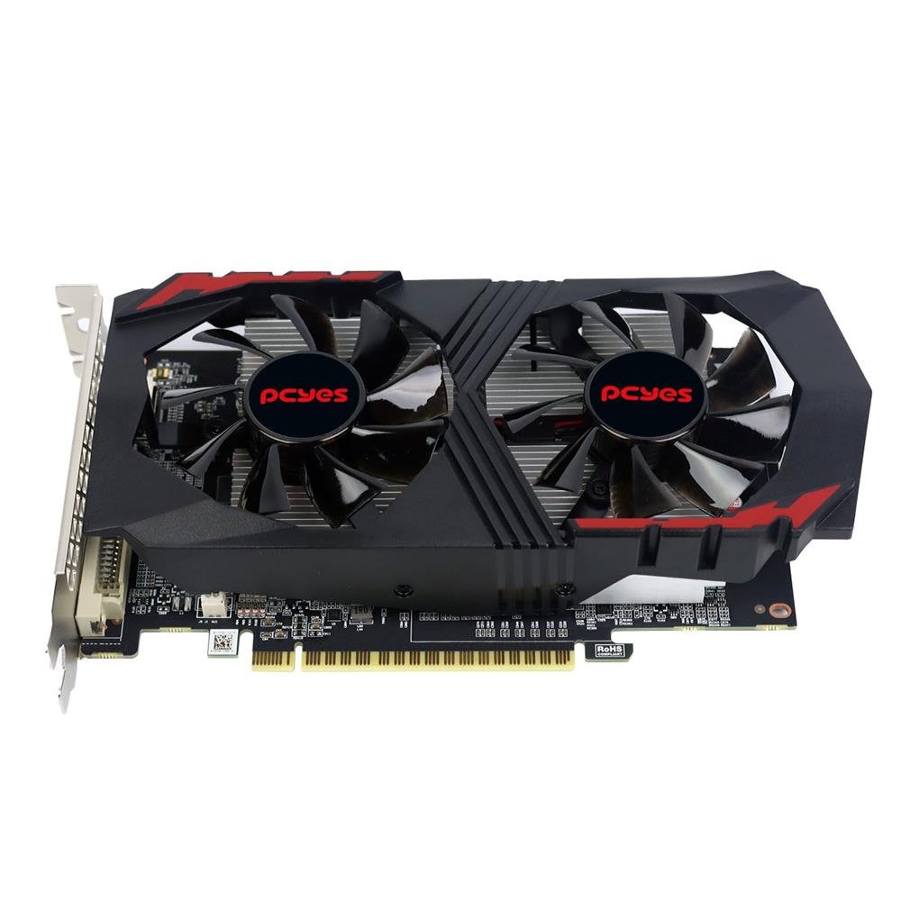 Placa De Video Nvidia Geforce Gtx 1050 Ti 4gb Gddr5 128 Bits Dual-fan Graffiti Series - Pvgtx1050ti4gbr5128