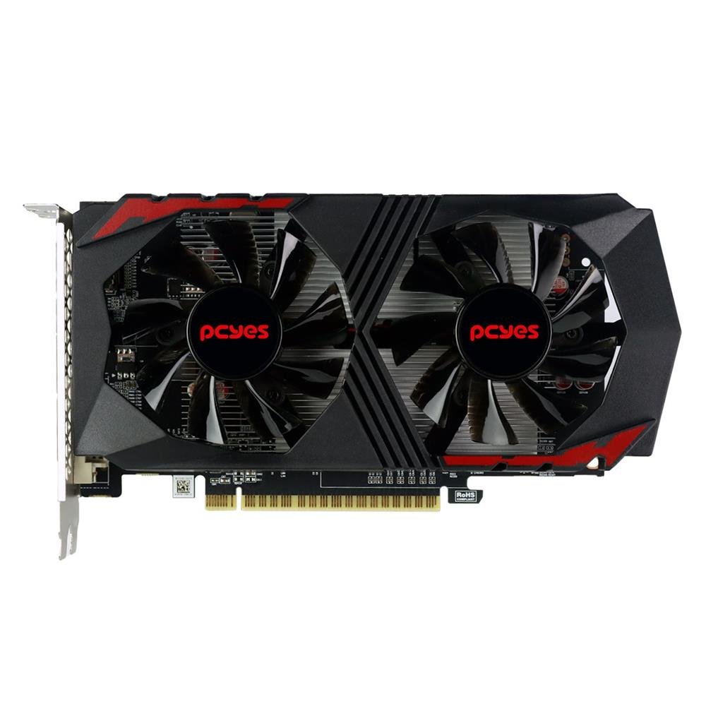 Placa De Video Nvidia Geforce Gtx 1050 Ti 4gb Gddr5 128 Bits Dual-fan Graffiti Series - Pvgtx1050ti4gbr5128
