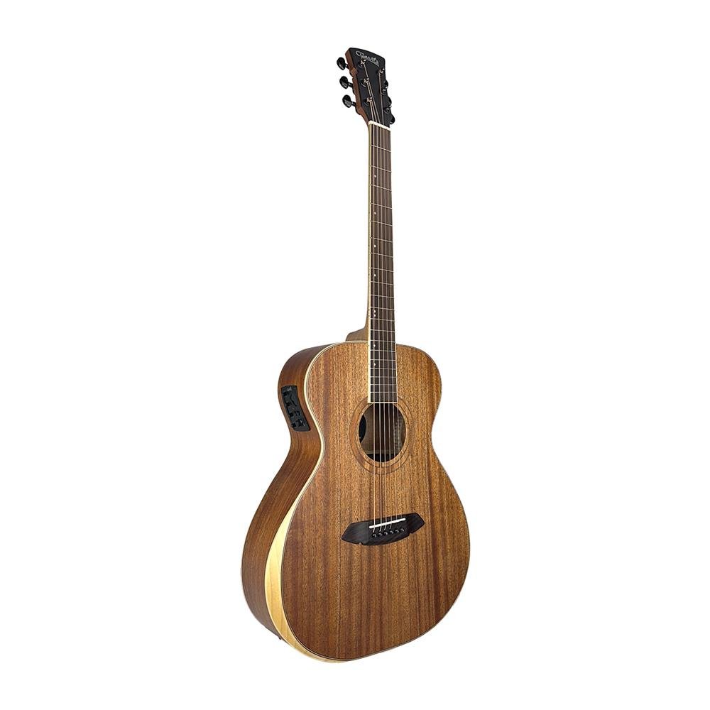 Violão Elétrico Quartzo 40" - Tampo Sólido Em Mahogany - Fosco - Eq 4 Bandas - Vgaq1954n40