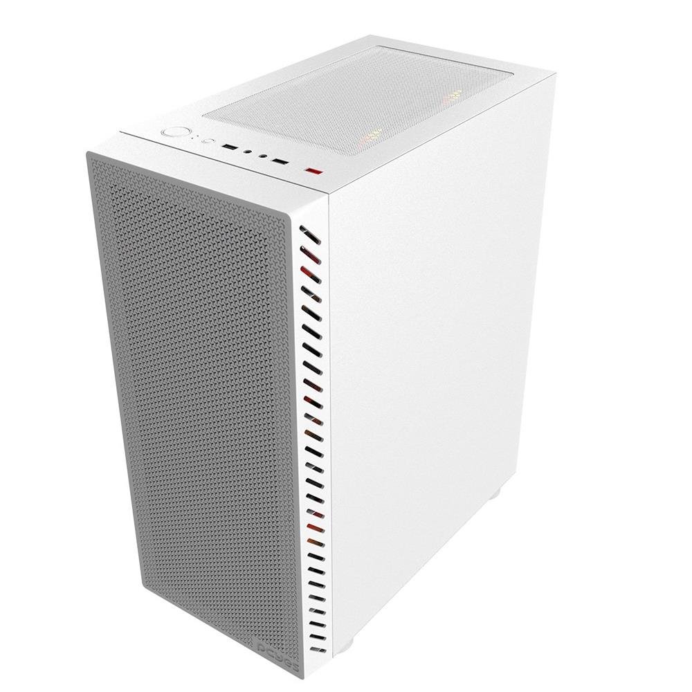 Gabinete Gamer Bolter White Ghost - Lateral Em Vidro - Pcyes - Gbwgpbr