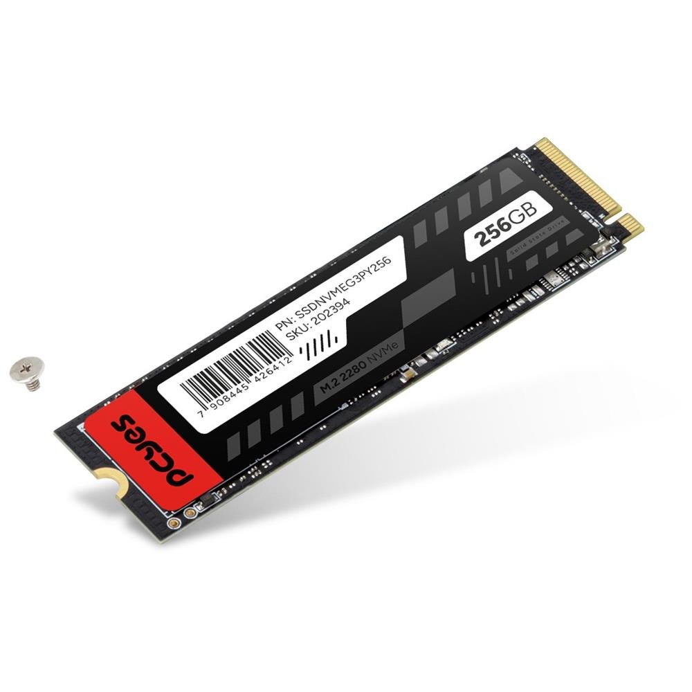 Ssd Pcyes M.2 2280 Nvme Pcie 3.0x4 256gb - Leitura 2019mb Gravação 1052mb/s - Ssdnvmeg3py256
