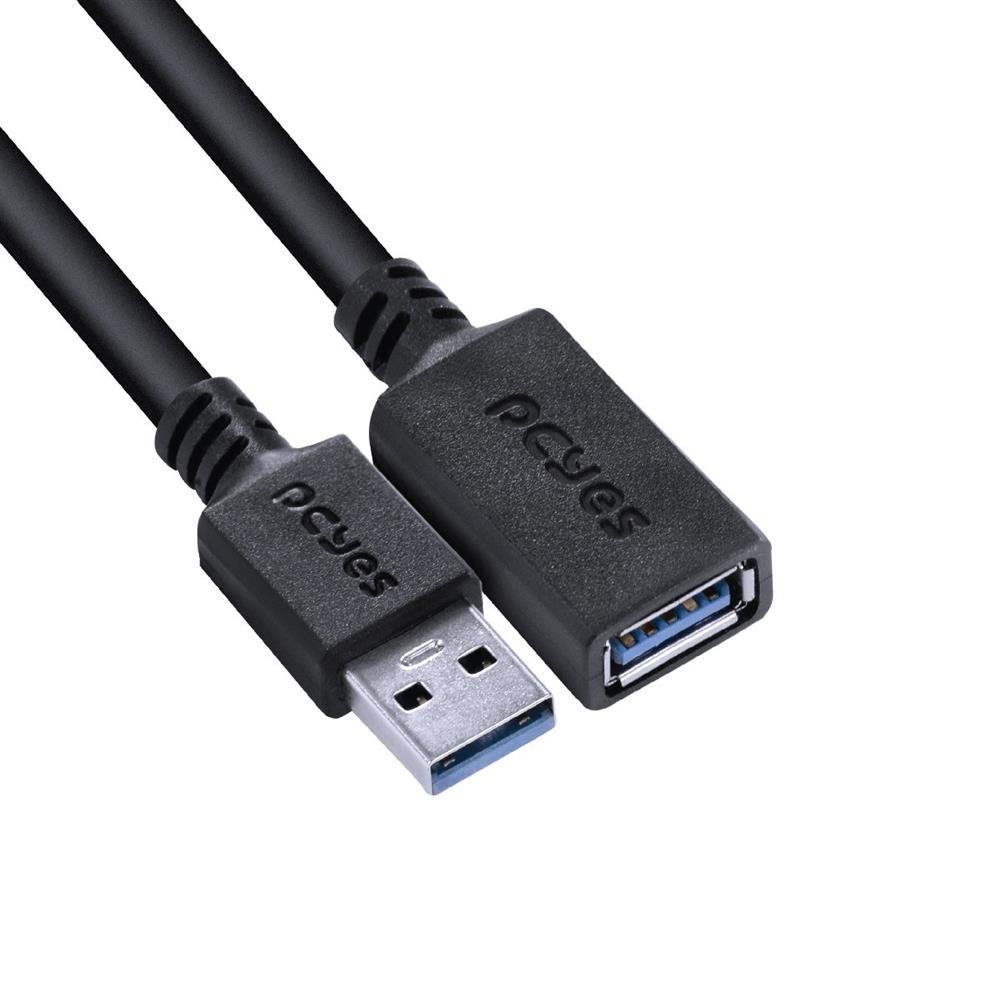 Cabo Extensor Usb A 3.0 Macho Para Usb A 3.0 Fêmea 28awg Puro Cobre 2 Metros - Puamf3-2