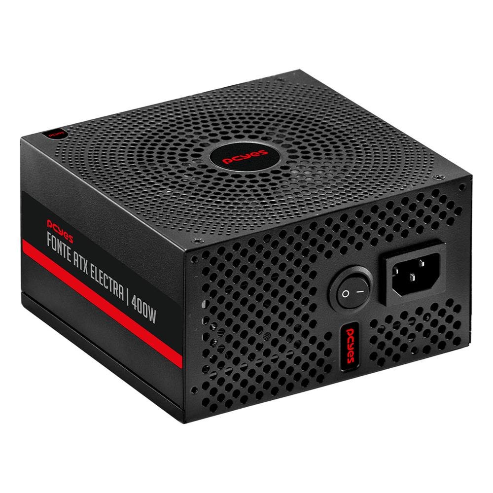 Fonte Atx Pcyes Electra 400w Pfc Ativo - Elec400w