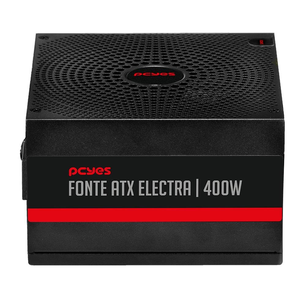 Fonte Atx Pcyes Electra 400w Pfc Ativo - Elec400w
