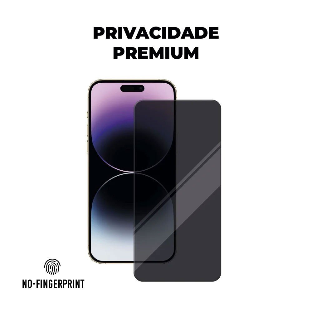 Película Defender Pro Privacidade Para Iphone 15 - Preta