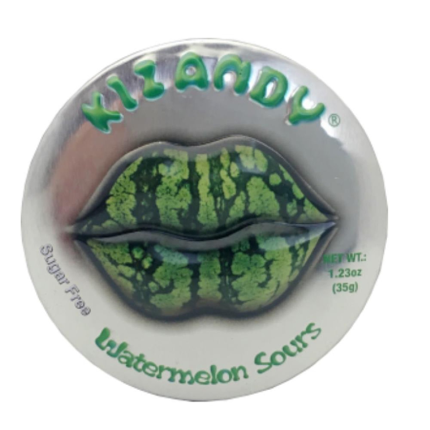 Bala Sour Melancia Kizandy 35G Azedinha Sem Açúcar