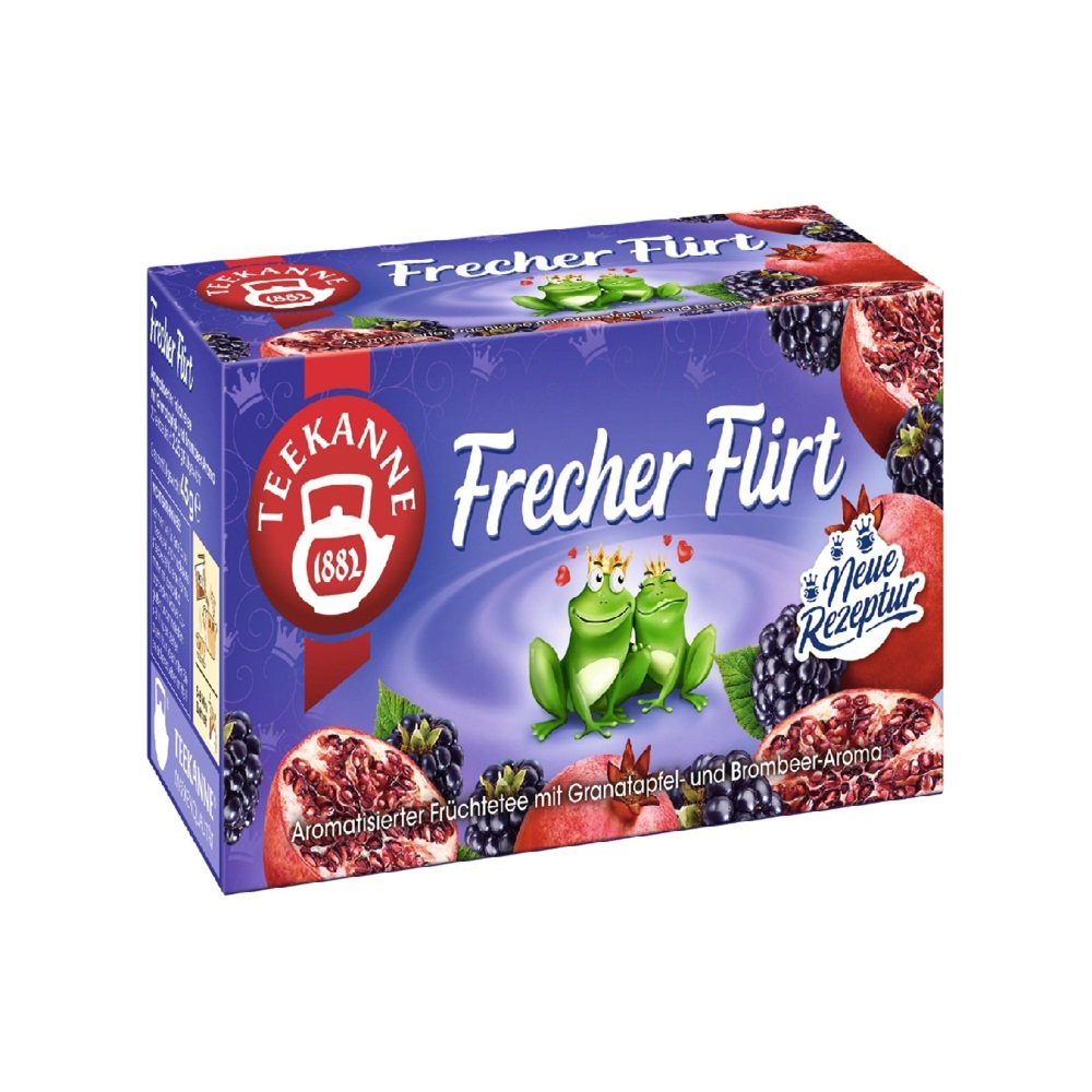 Chá Romã e Amora Silvestre Frecher Flirt Teekanne 45g