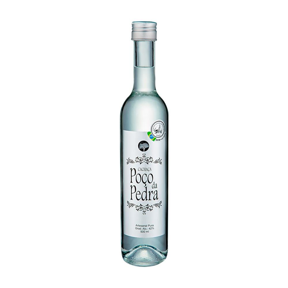 Cachaça Artesanal Poço Da Pedra Pura 500 ML