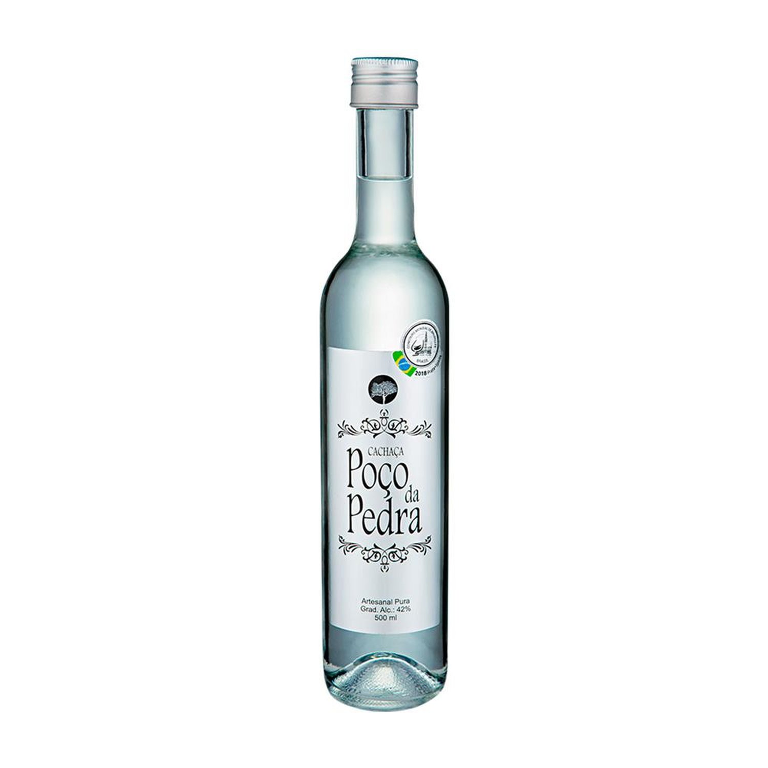 Cachaça Artesanal Poço Da Pedra Pura 500 ML