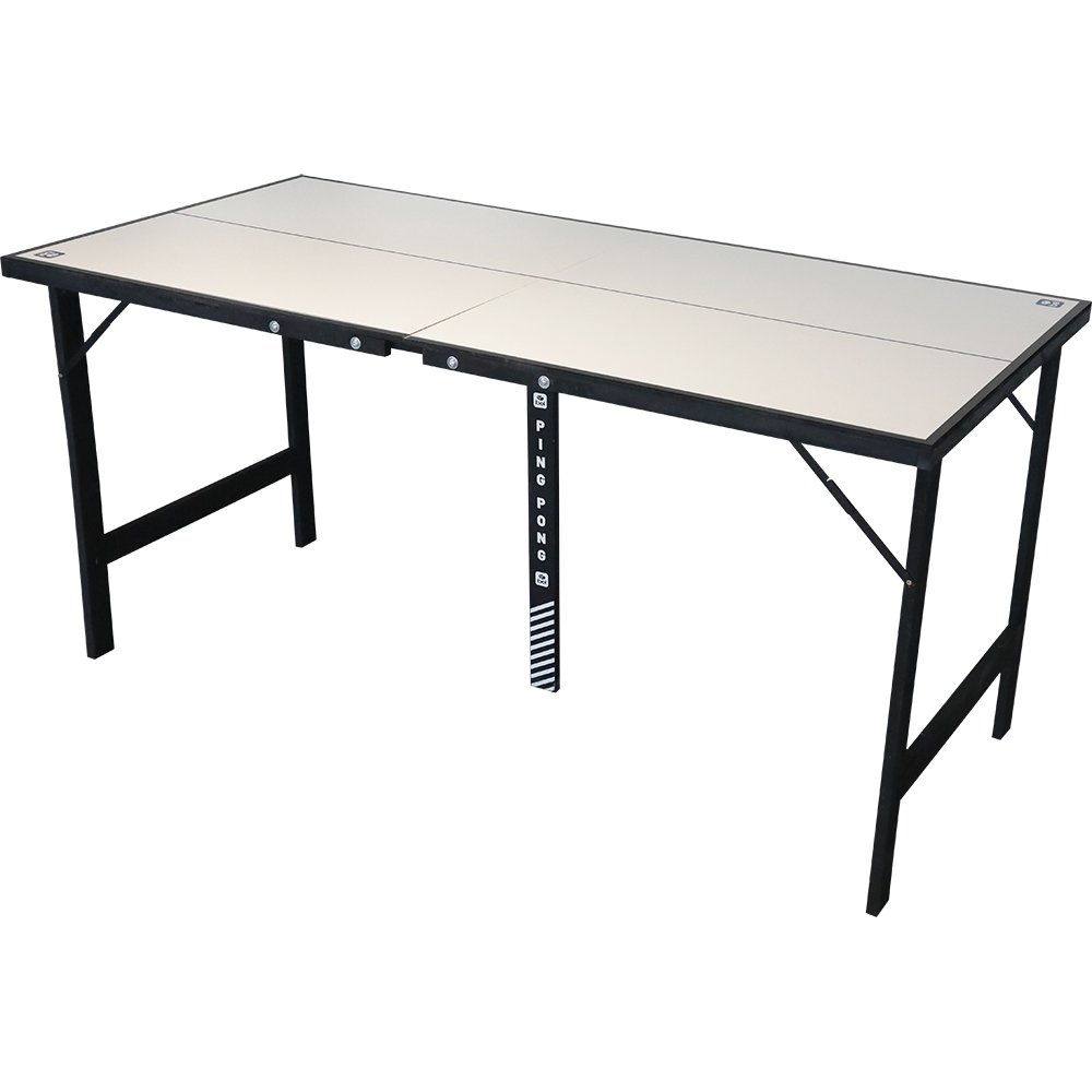 Mini Mesa de Ping Pong Portátil com Kit 1 Rede Retrátil 2 Raquetes e 3 Bolinha Bel