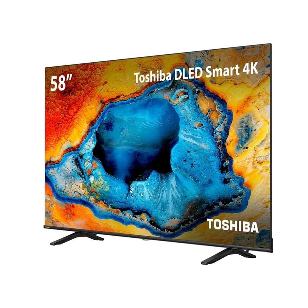 Smart TV DLED 58" 4K Toshiba 58C350NS VIDAA 3 HDMI 2 USB Wi-Fi - TB031M