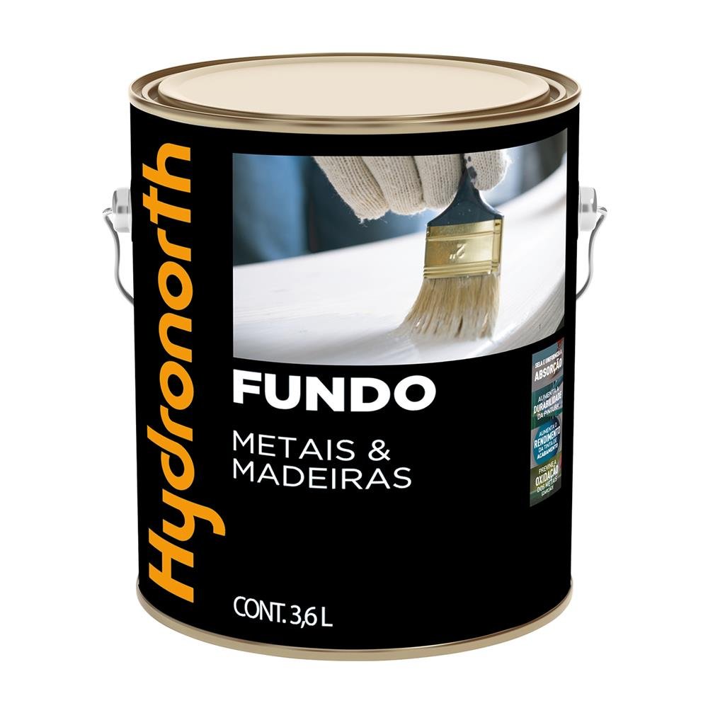 Zarcao Fundo Universal Hydronorth Cinza Galao 3,6 L