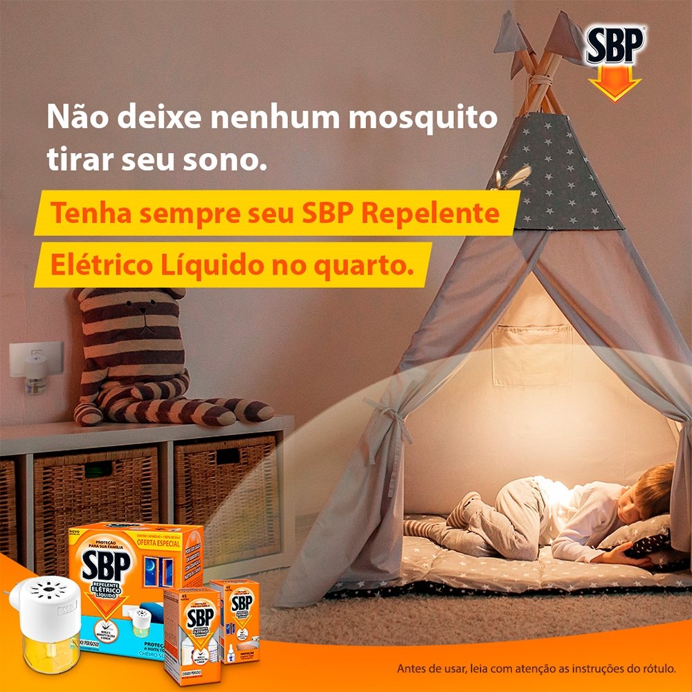 Inseticida Elétrico Refil SBP Cheiro Suave 35ml - 2 Unidades