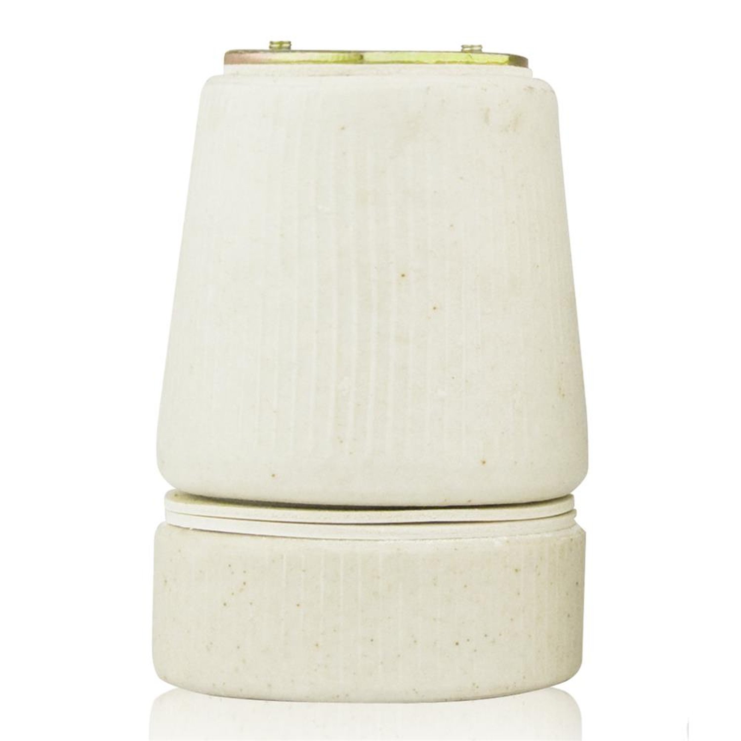 Bocal de Porcelana P/Lâmpada Tempo E-27 Foxlux