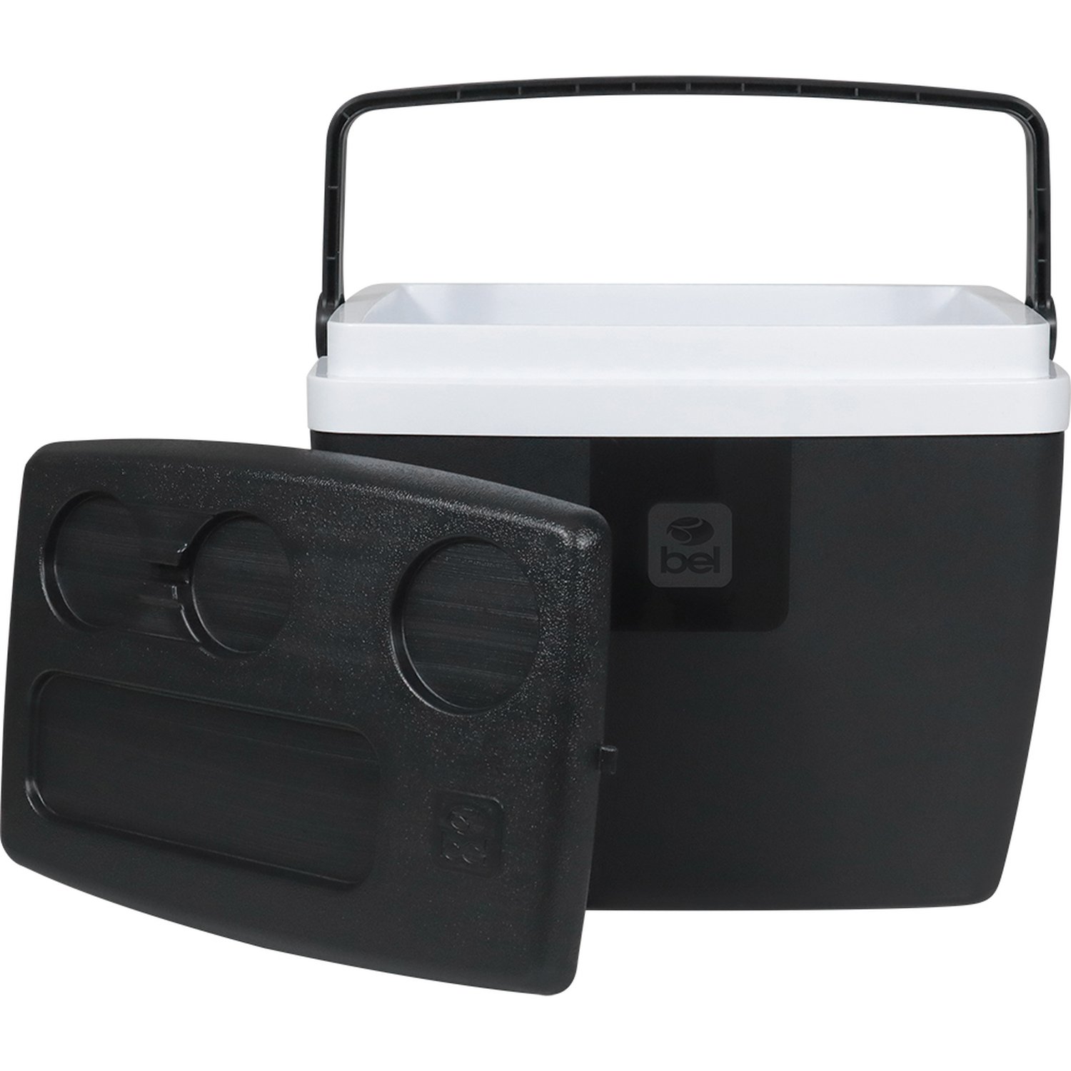 Caixa Térmica 36L Preta E Branca Bel