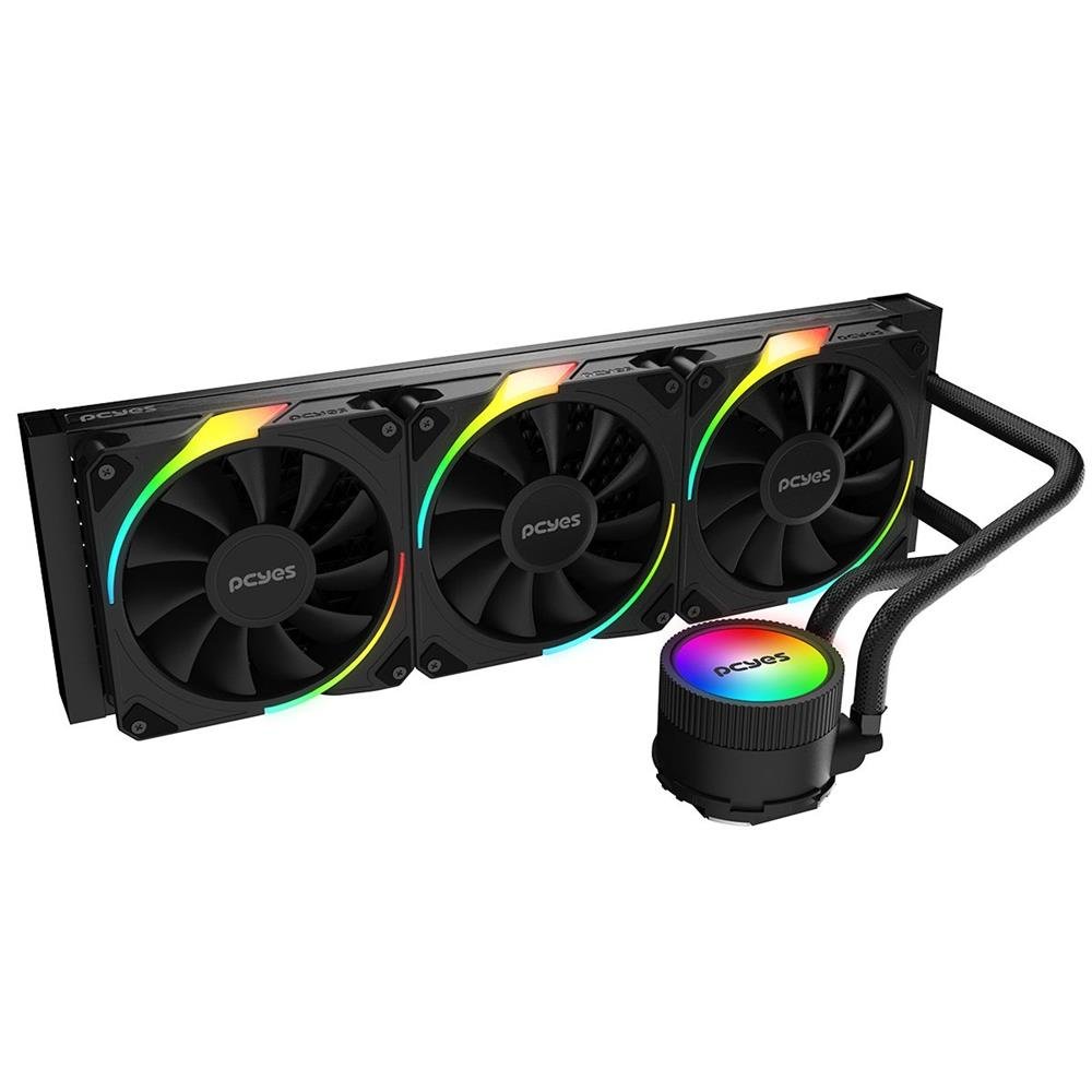 Water Cooler Sangue Frio 3 Argb Black Vulcan 360mm - Tdp 350w - Argbsf3360br