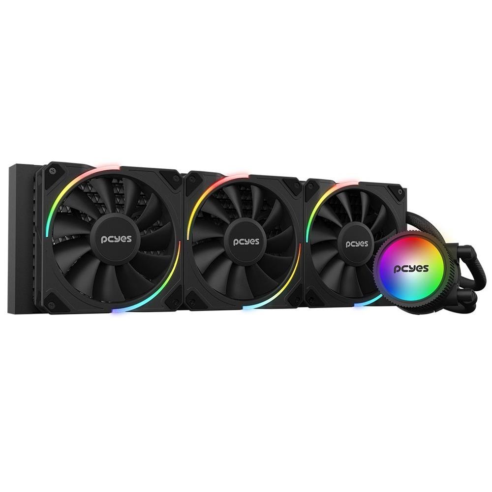 Water Cooler Sangue Frio 3 Argb Black Vulcan 360mm - Tdp 350w - Argbsf3360br