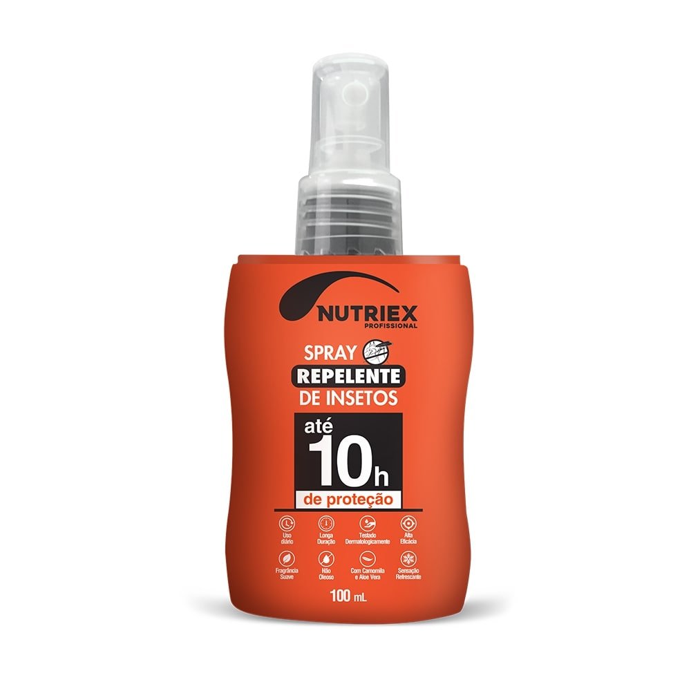 Repelente de Insetos Nutriex Spray até 10h de proteção 100ml