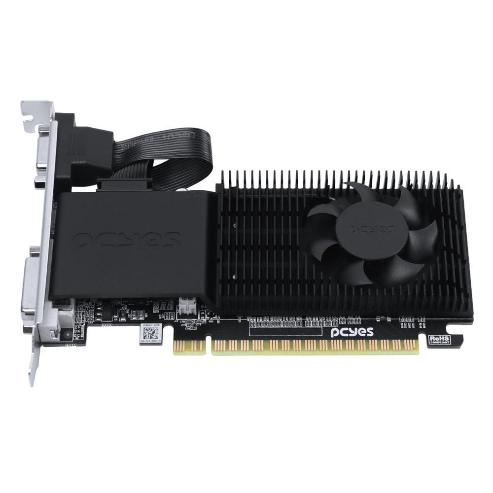 Gpu Nvidia Geforce G 210 1gb Ddr3 64 Bit Projeto Edge Low Profile Single Fan - Ppe210dr3sfbr