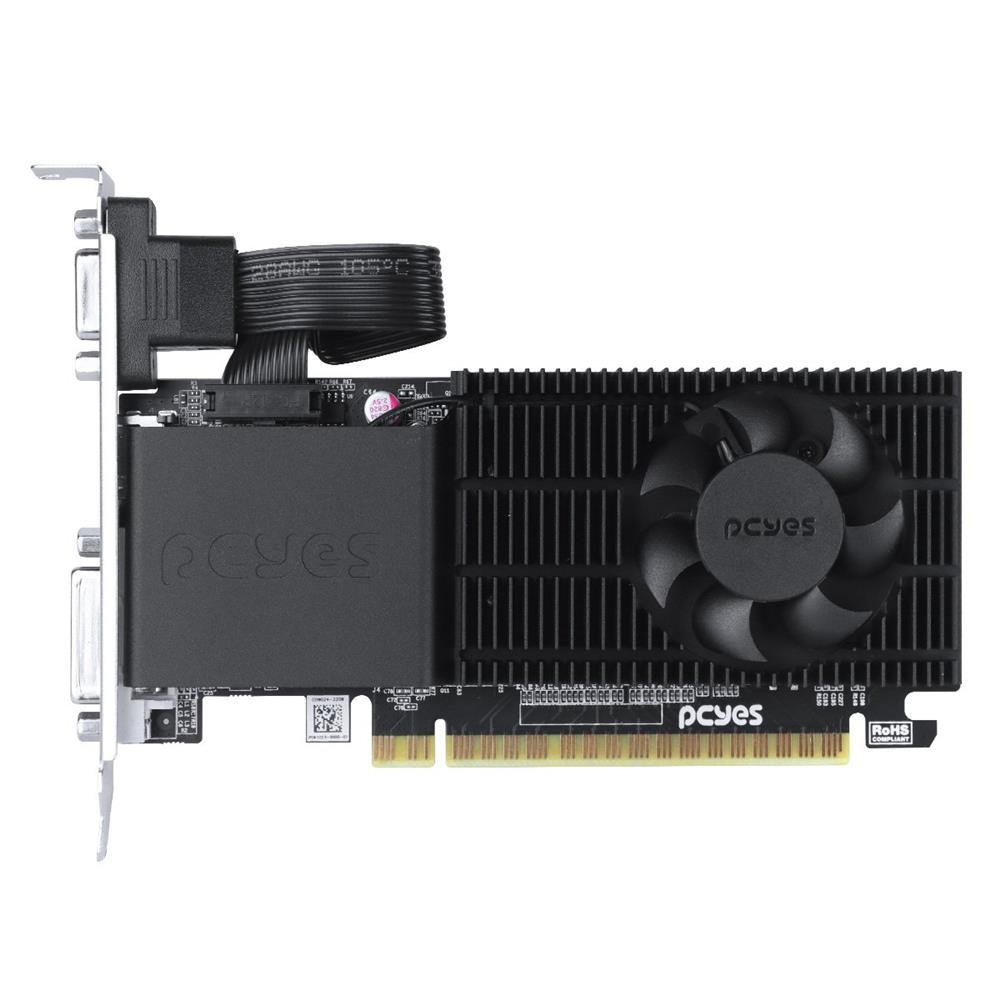 Gpu Nvidia Geforce G 210 1gb Ddr3 64 Bit Projeto Edge Low Profile Single Fan - Ppe210dr3sfbr