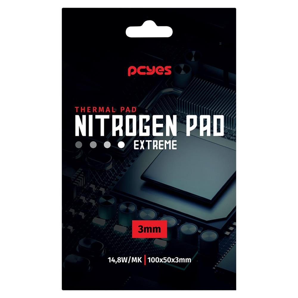 Thermal Pad Pcyes Nitrogen Pad Extreme 100 X 50 X 3mm - 14,8w/mk - Pcynpe30148