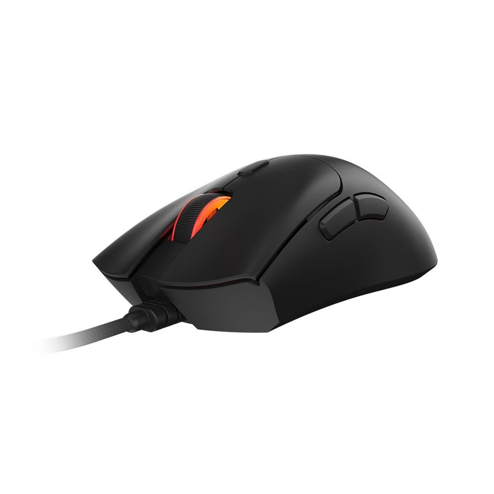 Mouse Gamer Pcyes Hydrus Black Vulcan - 12400 Dpi - Rgb - 6 Botões - Pmghbv