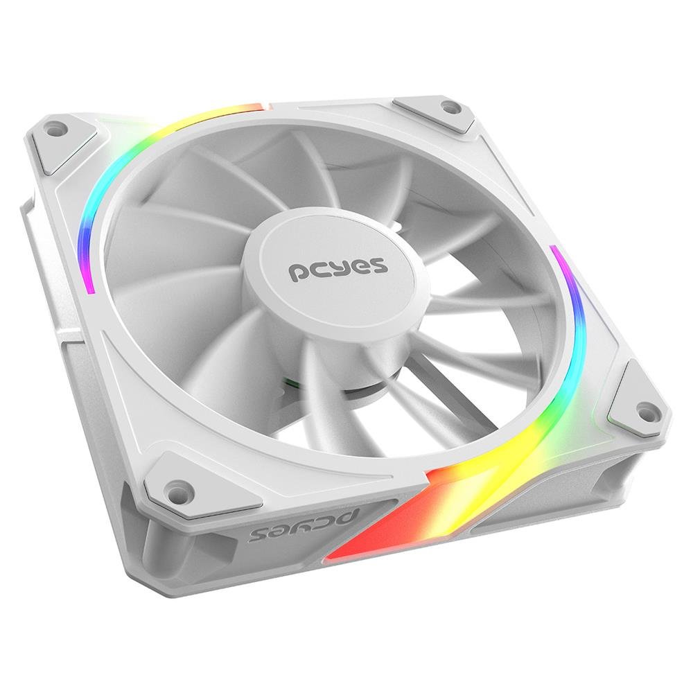 Cooler Fan Para Gabinete Sangue Frio 3 Argb White Ghost Reverse 120mm Pcyes - Argbsf3wgrvbr