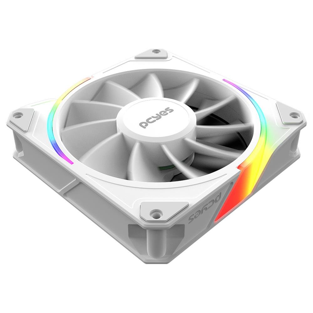 Cooler Fan Para Gabinete Sangue Frio 3 Argb White Ghost Reverse 120mm Pcyes - Argbsf3wgrvbr