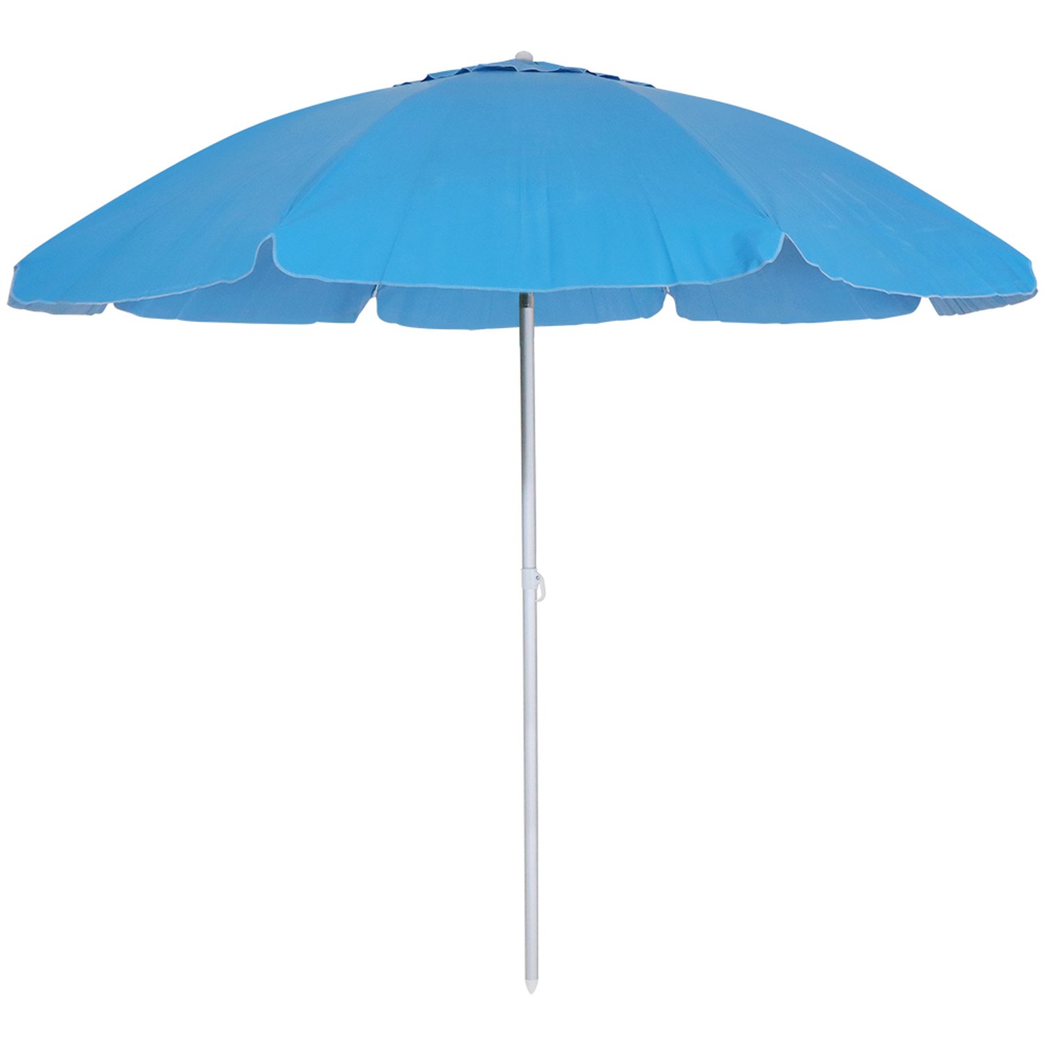Guarda-Sol Bagum Top 2,0 M Cabo De Aluminio Articulado Vareta Fibra Azul Bahia - Bel
