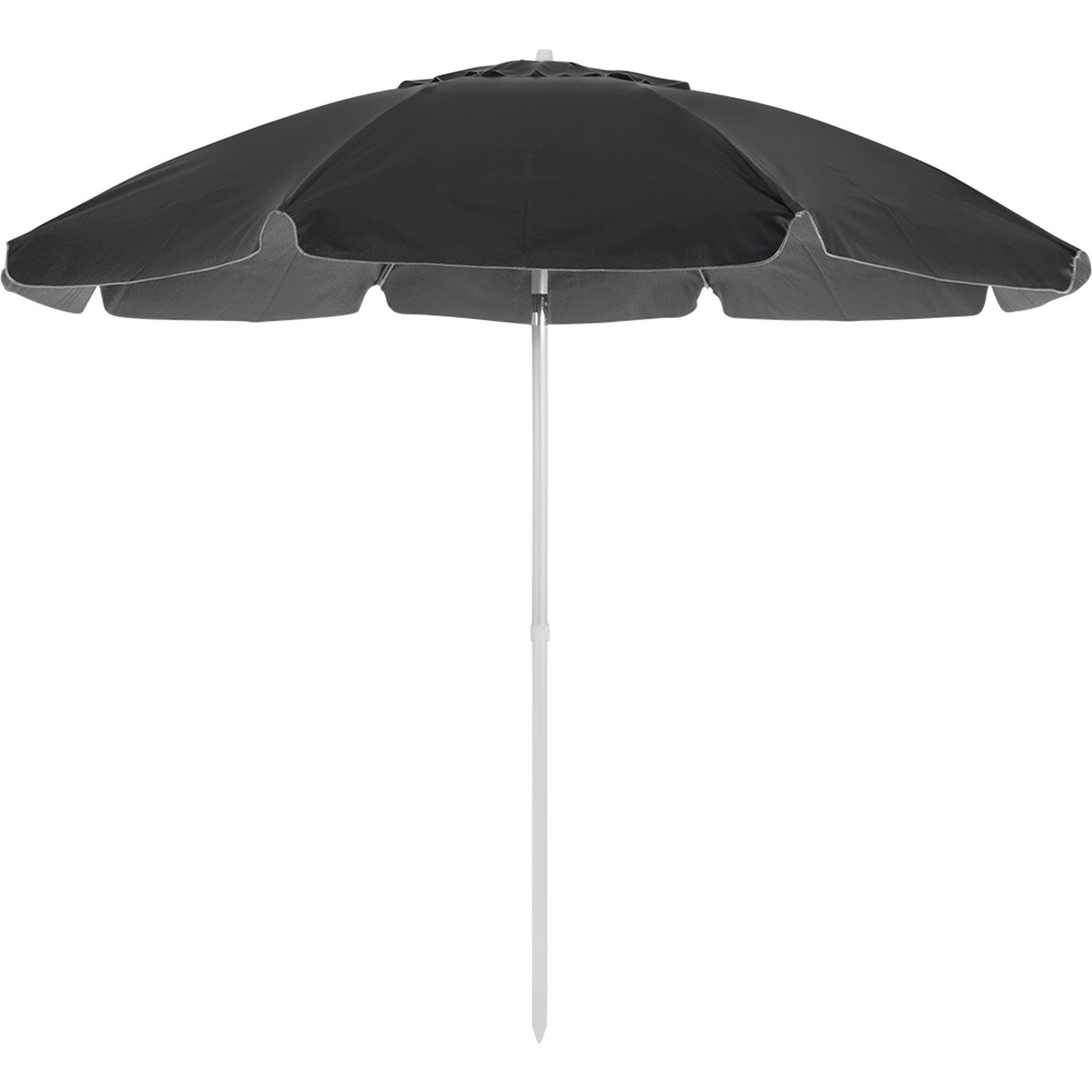 Guarda-Sol Bagum Top 2,4 M Cabo De Aluminio Articulado Vareta Fibra Preto - Bel