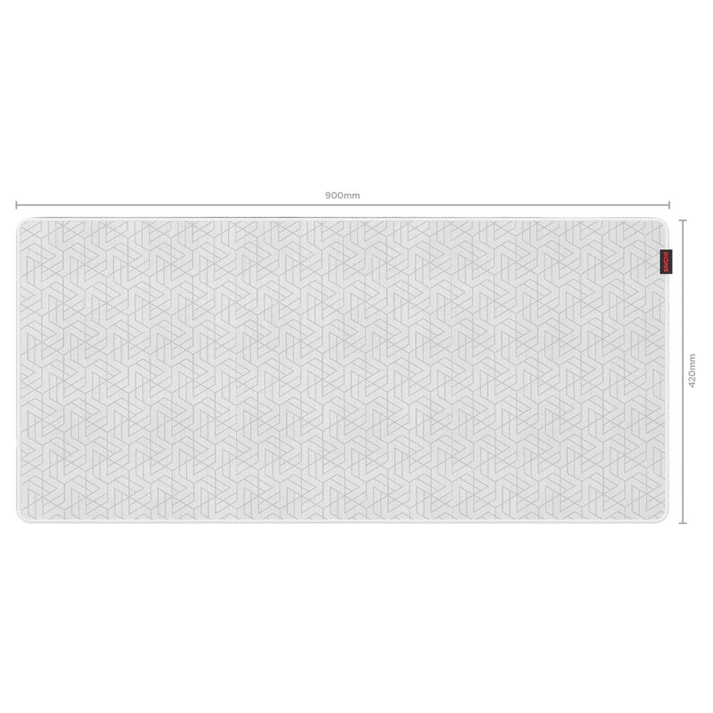 Mouse Pad Gamer Pcyes Maze Extended White Ghost - 900 X 420 - Pmm90x42wg