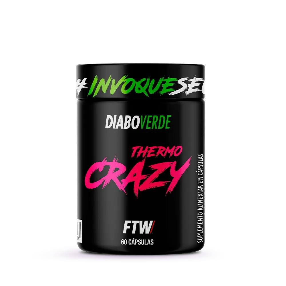 Termogenico Thermo Crazy 60 Capsulas Diabo Verde