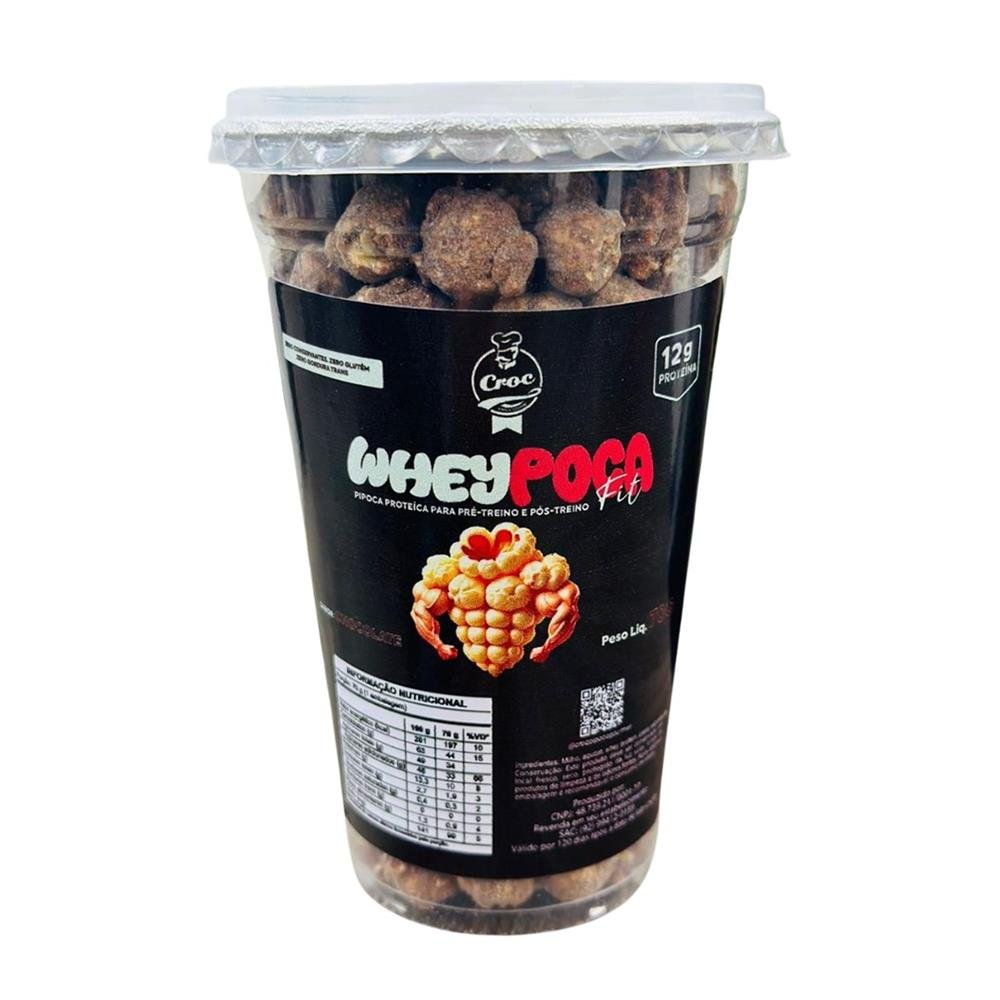 Pipocas Proteicas Croc 90g Sabor Chocolate Maltado