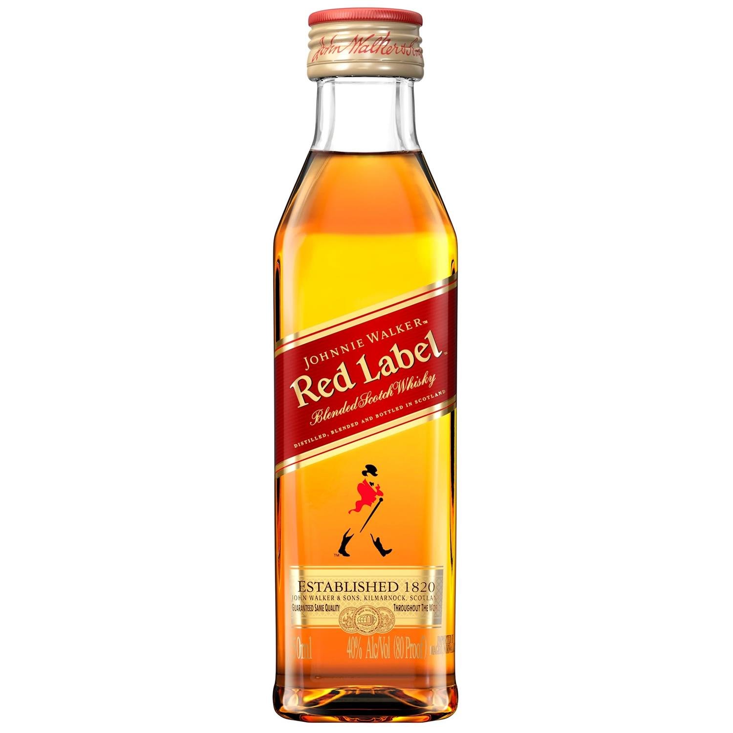 Miniatura Whisky J.Walker Red Label 50 Ml | Martins Atacado