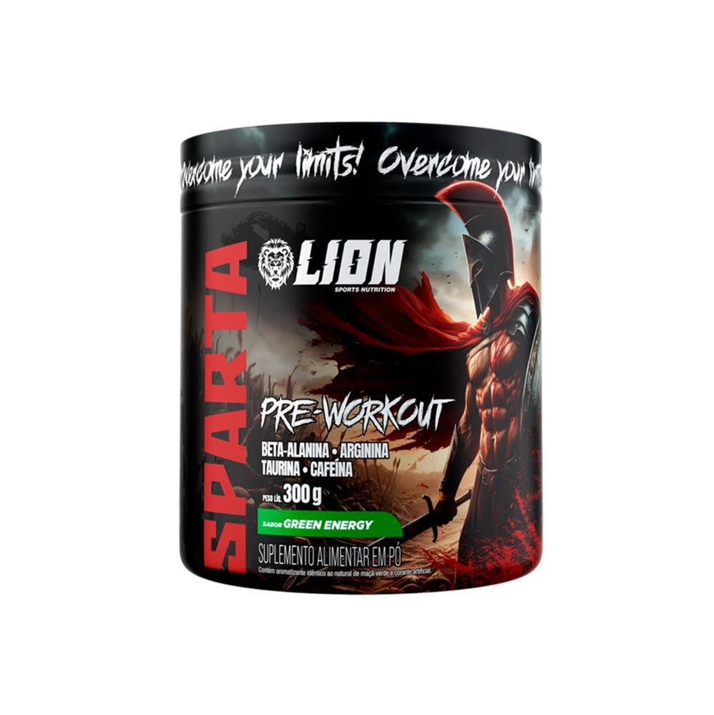 Sparta Pre Workout 300g Green Energy Lion Sports Nutrition