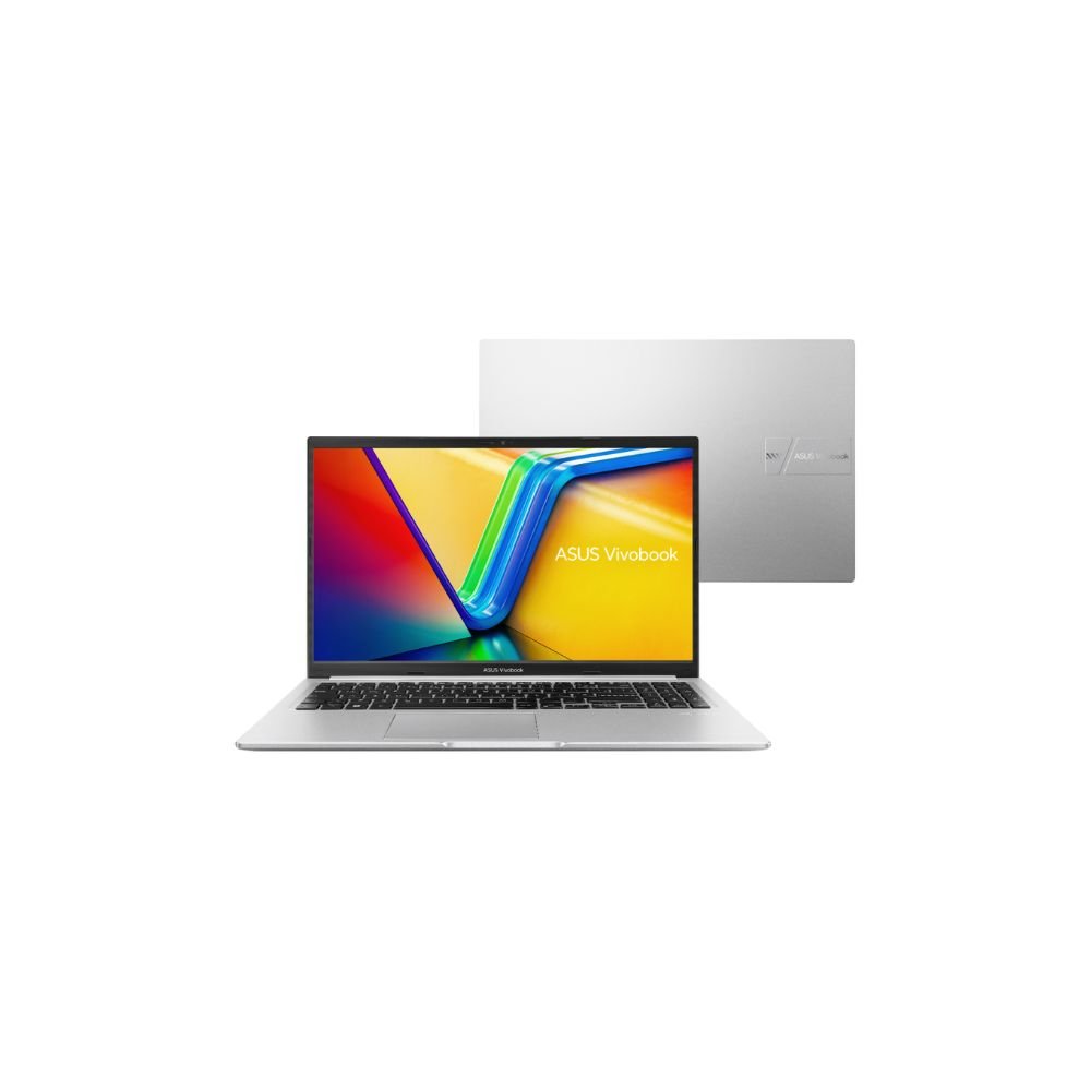 Notebook ASUS Vivobook 15, AMD Ryzen 7 5825U, 8GB, SSD 512GB Nvme, KeepOS, 15,6" LED FHD, Cool Silver