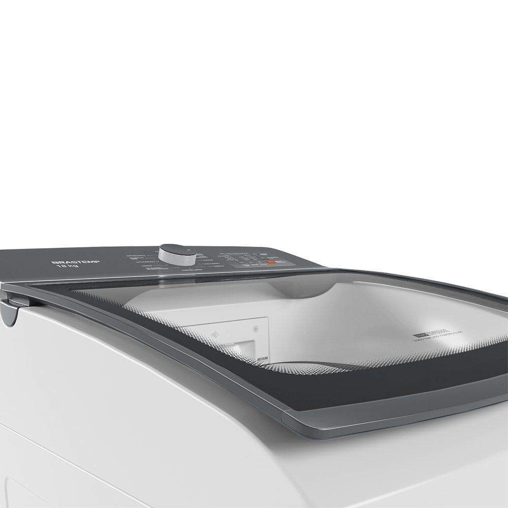 Máquina de Lavar Roupas 18Kg Brastemp BWF18ABANA - Automática, Branca, 110V