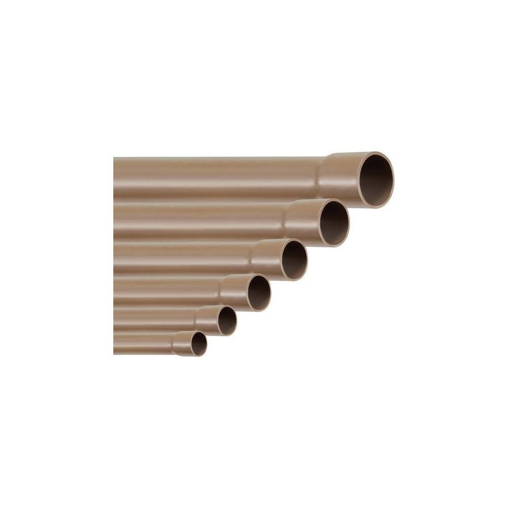 Tubo Soldável Marrom PVC 50mm Dubom
