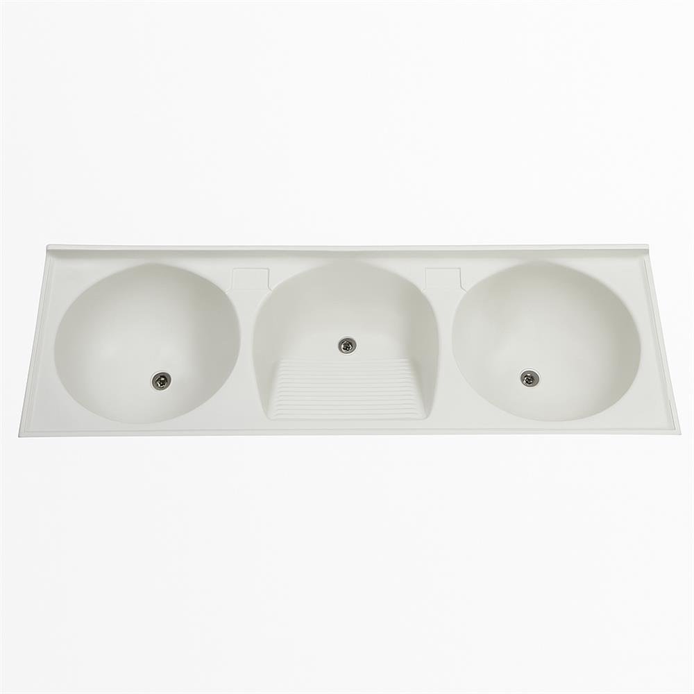 Tanque Branco Triplo 1,40X0,50MT