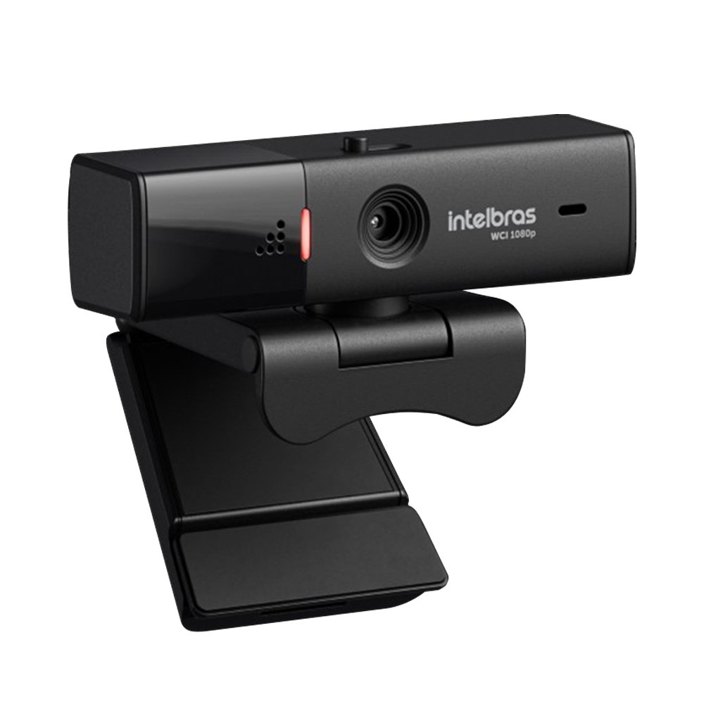 Webcam Intelbras WCI1080P - Full HD, 60FPS, USB, Preto