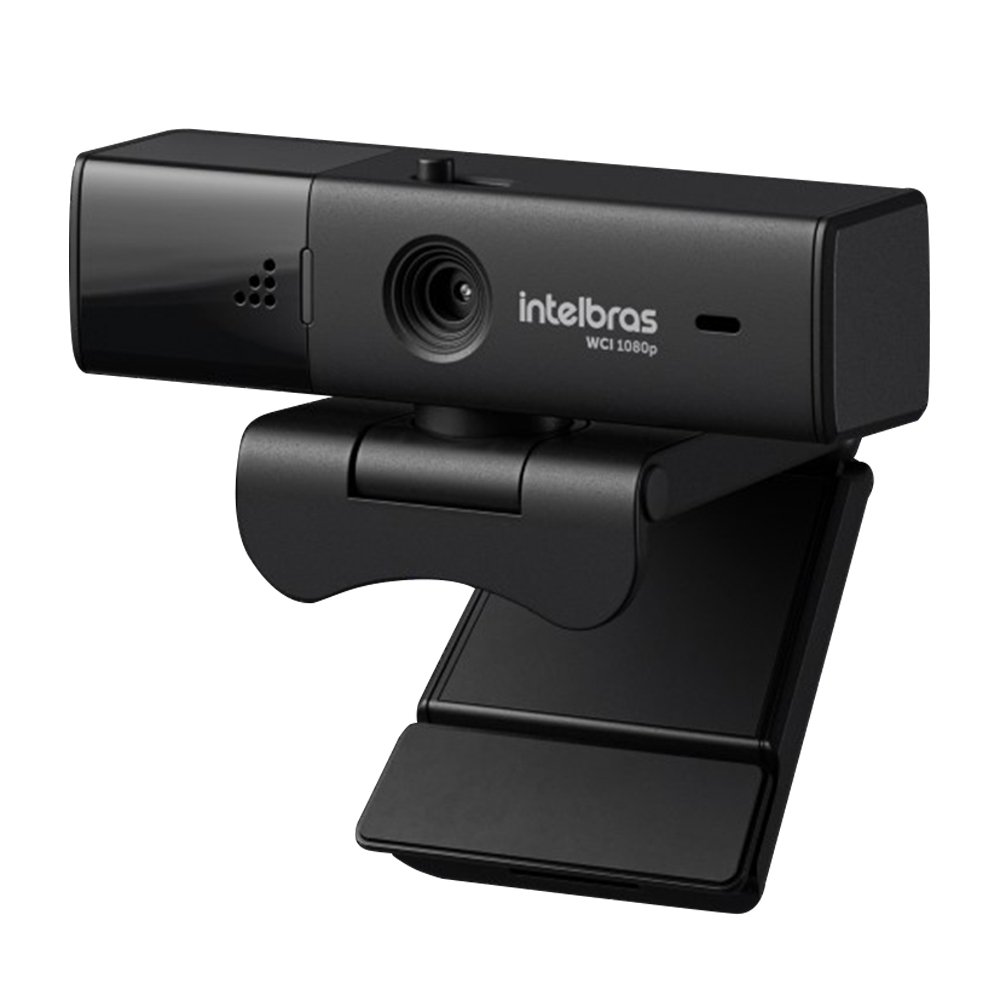 Webcam Intelbras WCI1080P - Full HD, 60FPS, USB, Preto