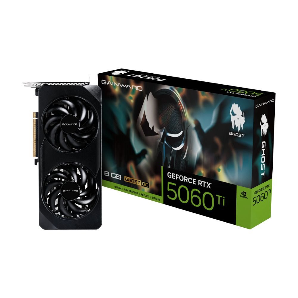 Placa De Video Gainward Rtx 5060 Ti Ghost Oc, 8Gb, Gddr7 - Ne7506tt19p1-Gb2062b